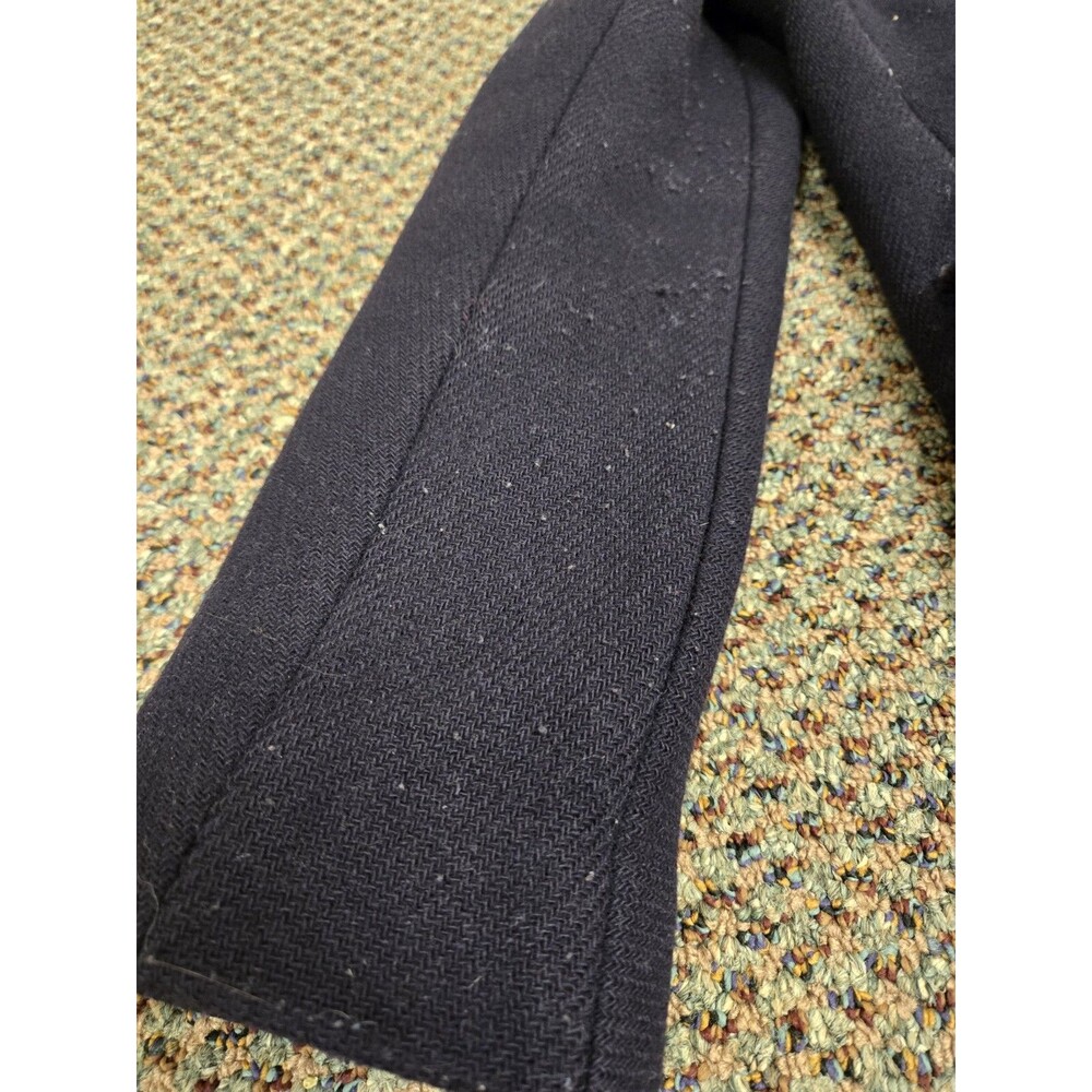 J.Crew Stadium Cloth by Nello Gori Wool Coat – Navy – Women’s 4 - Picture 10 of 15